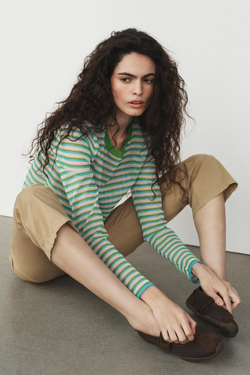 ZARA СПОРТИВНЫЕ БАЛЕТКИ, КОРИЧНЕВЫЙ