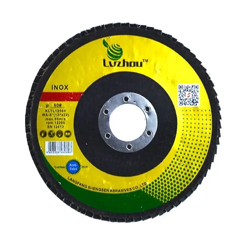 Круг лепестковый торцевой 125х22,23 мм P60 Lvzhou KLTL12560