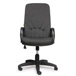 Кресло офисное "Менеджер", ткань, монолитный каркас, серое С-73, В-40