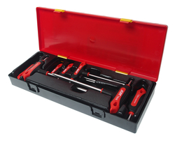 Набор ключей TORX Т10Н-Т40Н Т-образных 7 предметов JTC