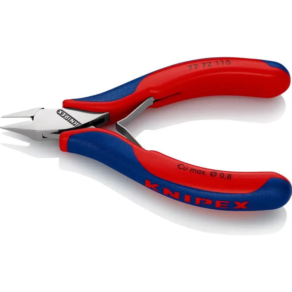 Кусачки боковые для электроники 115 мм Knipex 77 72 115 SB