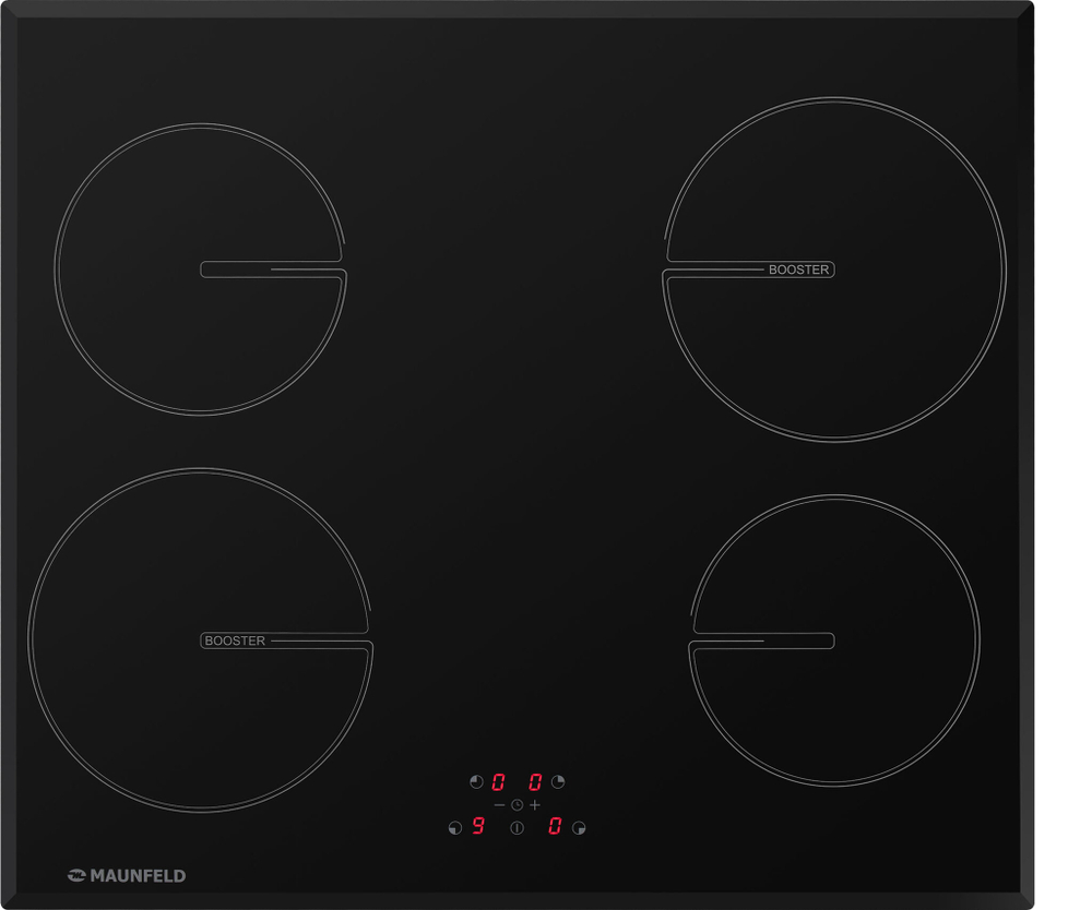 Индукционная варочная панель MAUNFELD MVI59.4HZ.2BT-BK фото 