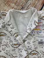 Комбинезон теплый, кнопки. Футер КЗ-05ф (Размер: 86)