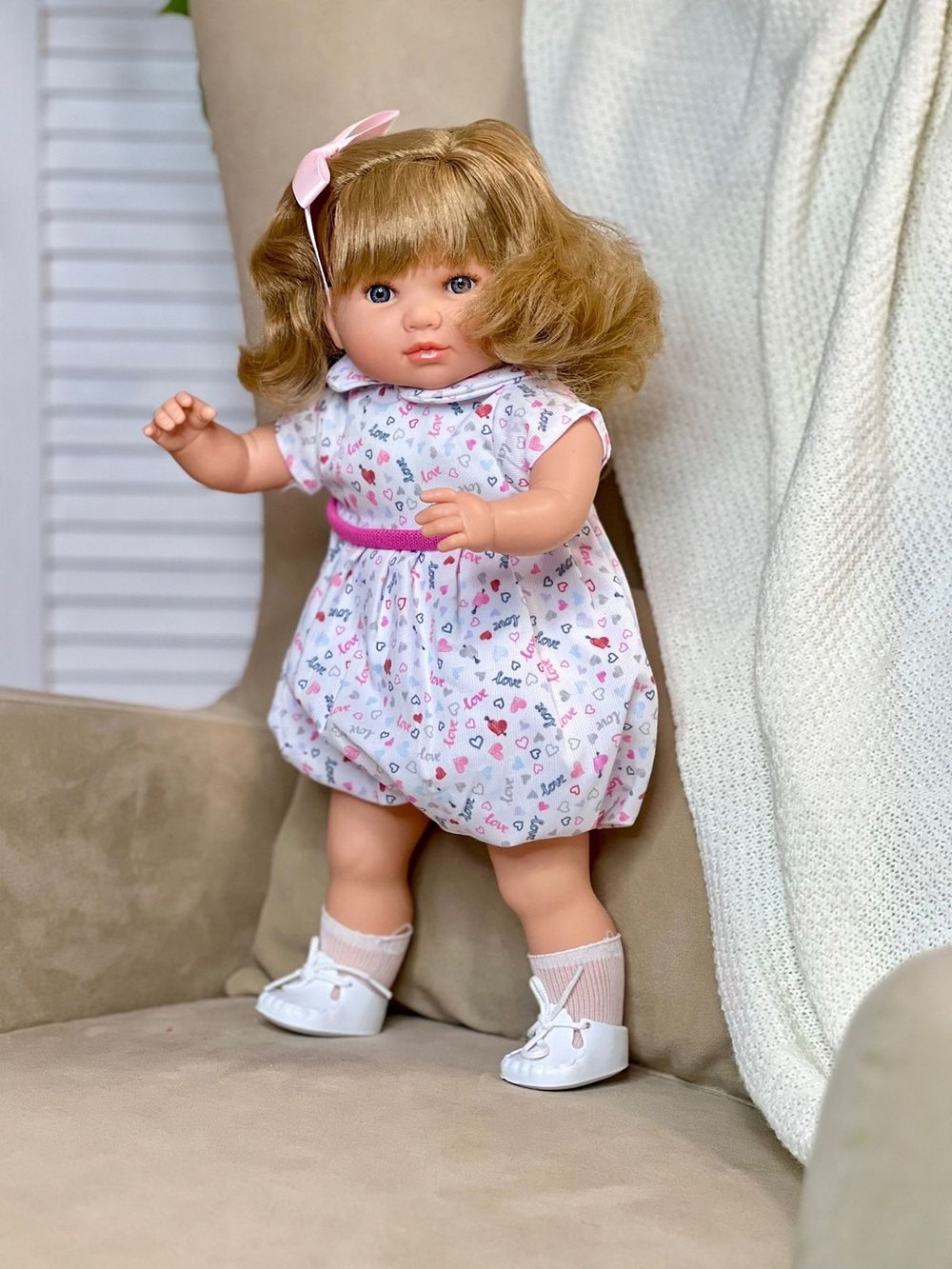 Кукла Berbesa мягконабивная 42см Sandra (4421K)