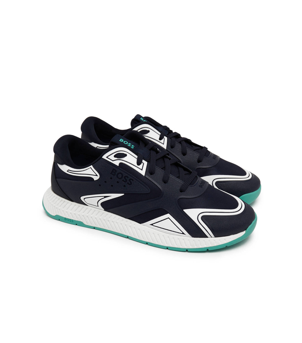 Кроссовки Titanium Runn thm BOSS BLACK - темно-синий(50493215)