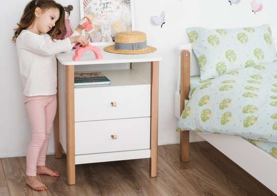 Тумба прикроватная Classic (белый)