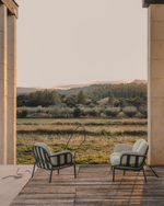 Joncols Алюминиевое кресло для улицы серого цвета