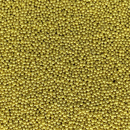 Посыпка сахарная "Шарики" 2мм золото 50г