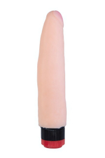 Реалистичный вибратор из кибер-кожи Onjoy Vibrating Cock Partner Vibe (Цвет: телесный)