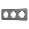 Рамка стеклянная FRM-OMALI-GS-3-GR Arlight 049698