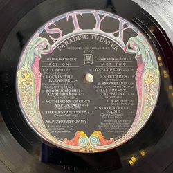 Винтажная виниловая пластинка LP Styx Paradise Theatre (Japan 1981) (Obi) She Cares