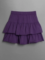 Летний костюм для девочки, лонгслив и юбка