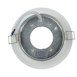 Светильник встраиваемый ЭРА KL35 А WH /1 под лампу GX53 поворотный белый | Встраиваемые светильники Для ламп GX53