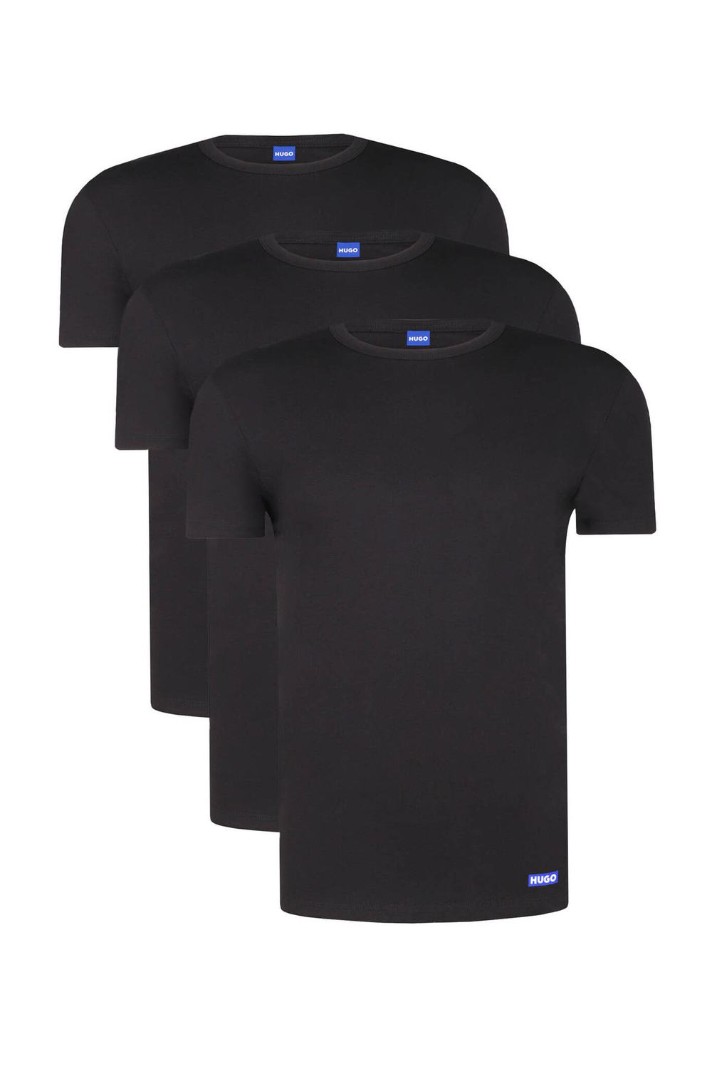 Футболка 3шт. Hugo Blue - черный(50522382)