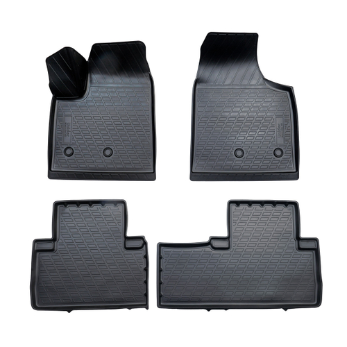 Ковры в салон Norplast для DFSK iX7 (2023-), 1,2 ряд, Черный, арт.NPA11-C208-380-1