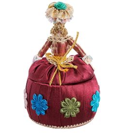 Народные промыслы RK-761/ 5 Кукла-шкатулка «Дама нарядная»