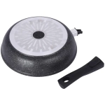 Сковорода 28*6,5см со съемной ручкой «Marble Induction» (темный мрамор) смти282а