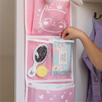 Кармашки для детского сада на резинке. Сердечки