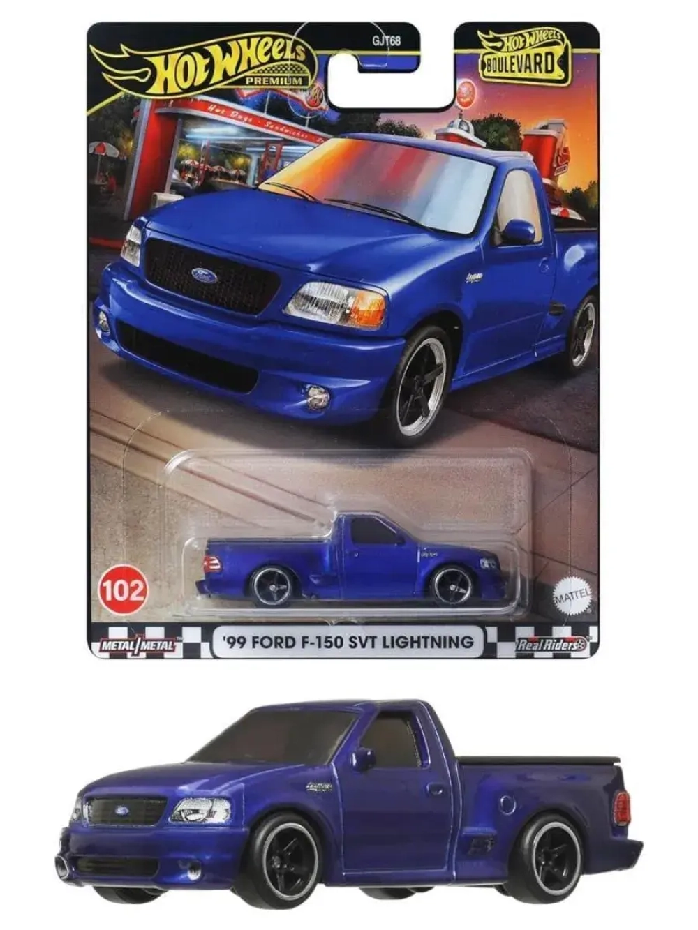 Машинка Хот Вилс Премиум 99 Ford F-150 SVT GJT68 HRT60