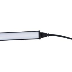 ULI-Q951 6W-4000K IP20 BLACK Светильник линейный светодиодный аналог Т5. 230В. Кабель 0.9м с вилкой и крепление в-к. Белый свет 4000K. Корпус черный. TM Volpe