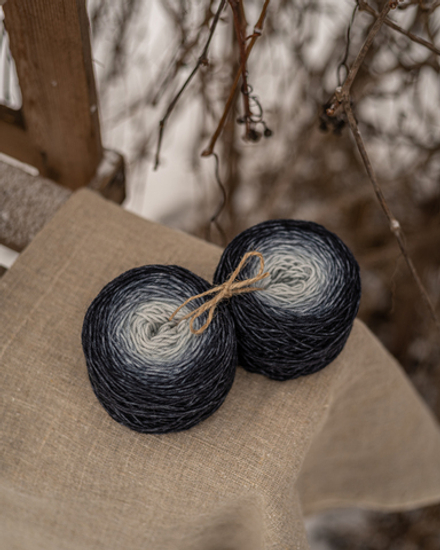 Градиент носочный "Индиго"