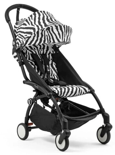 Коляска прогулочная Stokke YOYO3 рама чёрная Black Zebra