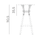 Комплект для увеличения высоты стола Kit Combo High