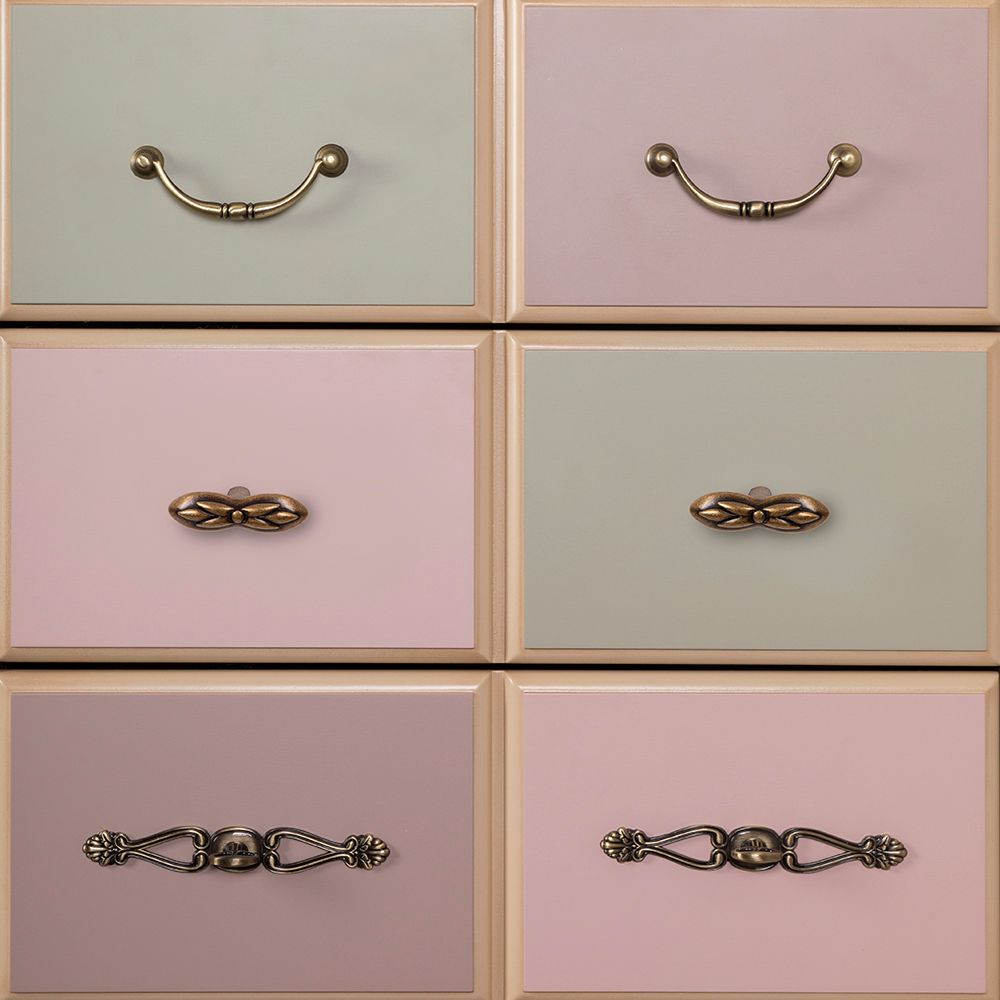 Комод "Пандора"- 5 с 4 ящиками Айвори Акварель