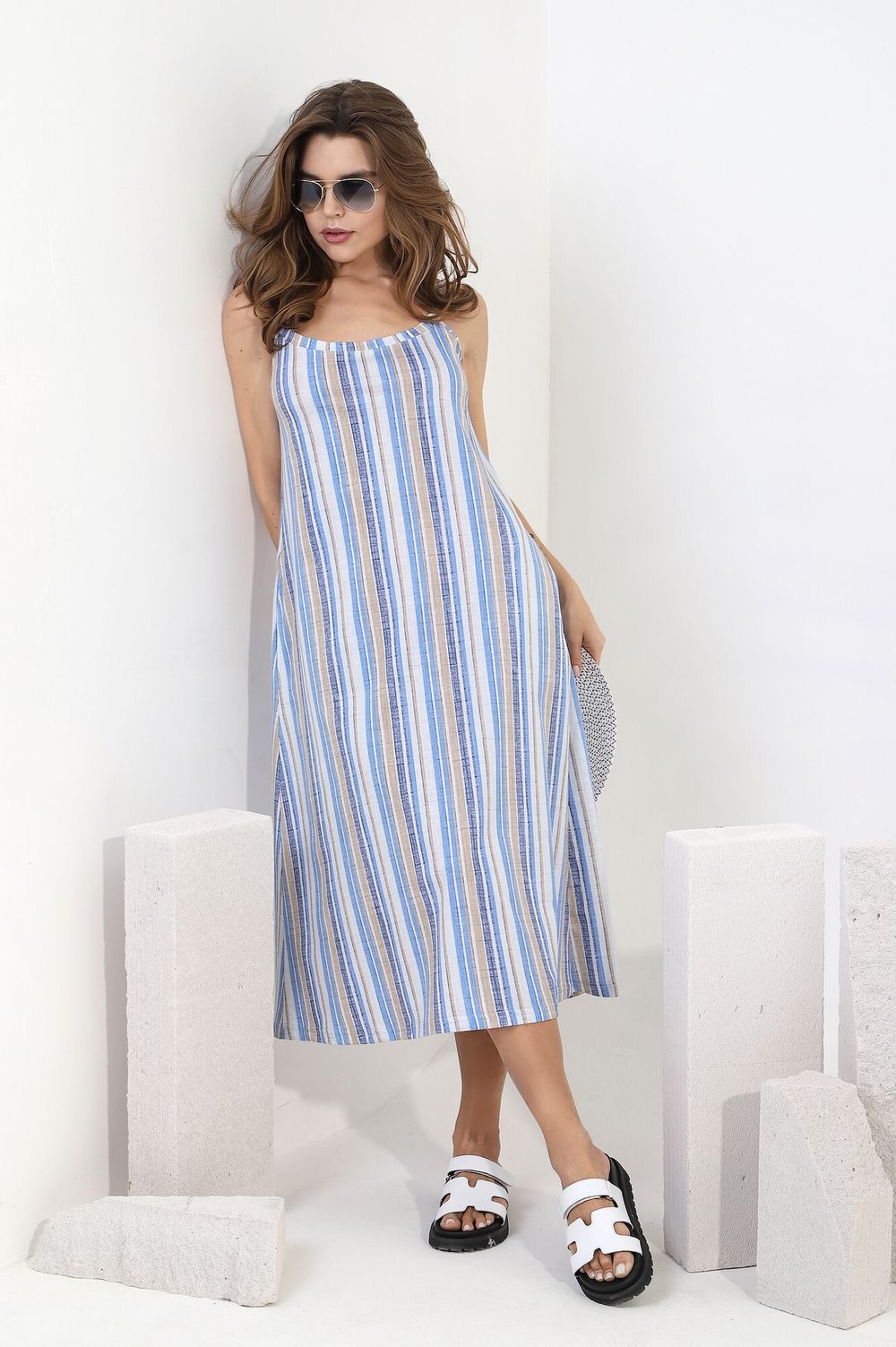 Сарафан Владислава-3 Виотекс ГОЛУБОЙ