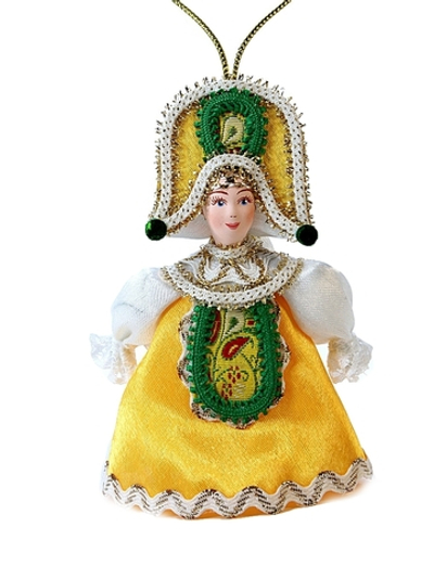 Кукла-подвеска фарфоровая в образе Лилия