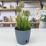 Горшок цветочный Amsterdam 1,35л D140мм, тёмный камень