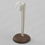 Подставка для серег/ушки/2 отверстия/круглое основание/Н-140 мм.