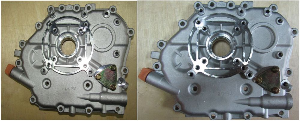 Крышка блока цилиндра задняя (в сборе с подшипниками и насосом масла) SDG6500EH/Crankcase cover (86-1701904,78-1701902)