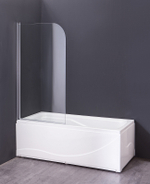 Шторка для ванны Loranto 65х120 цвет профиля хром (CS-F01 120*65)