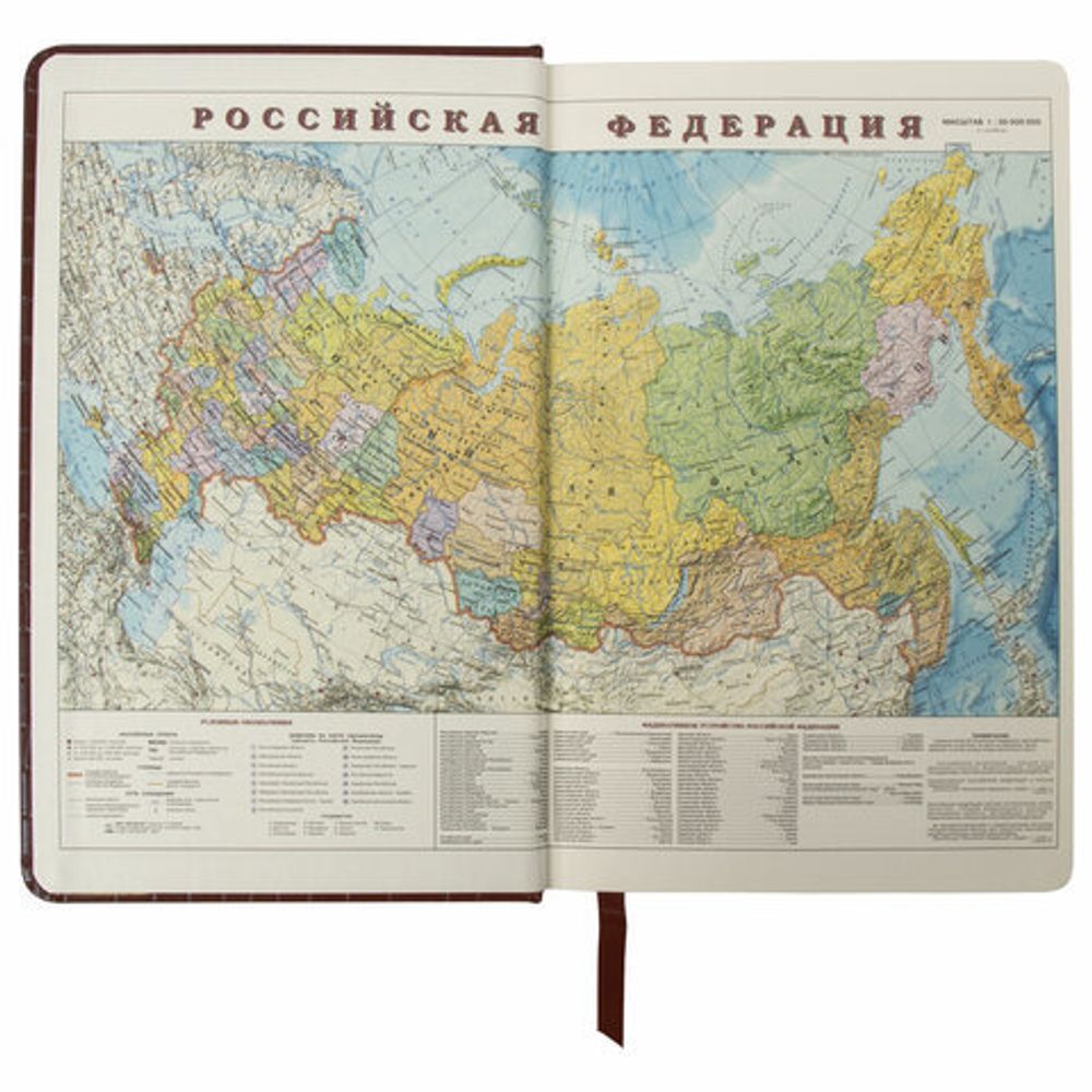 Ежедневник полудатированный А5 (148х218 мм) BRAUBERG "Alligator", под кожу, 208 л., коричневый, 124986