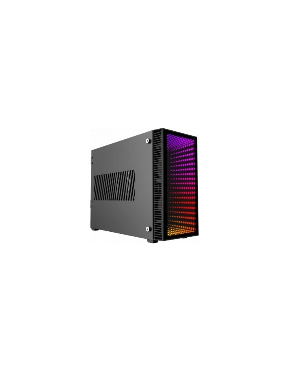 GameMax [Abyss ITX] без БП (Черн., Mini-ITX, зак.стекло,USB3.0, 2*120мм вент+пульт)