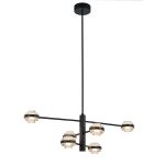 Люстра MX22030002-6A black/clear