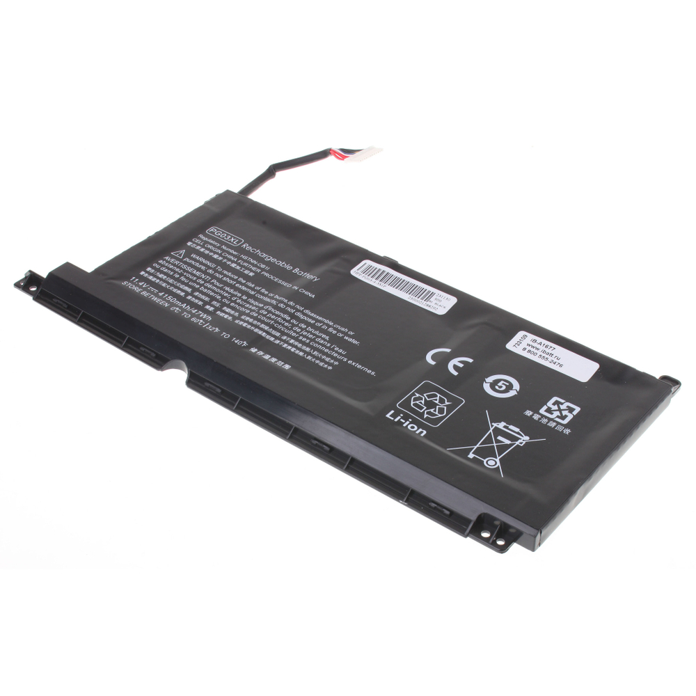 Аккумулятор iBatt 4150mAh для ноутбуков HP Pavilion Gaming 15-dk000 (PG03XL) Type B