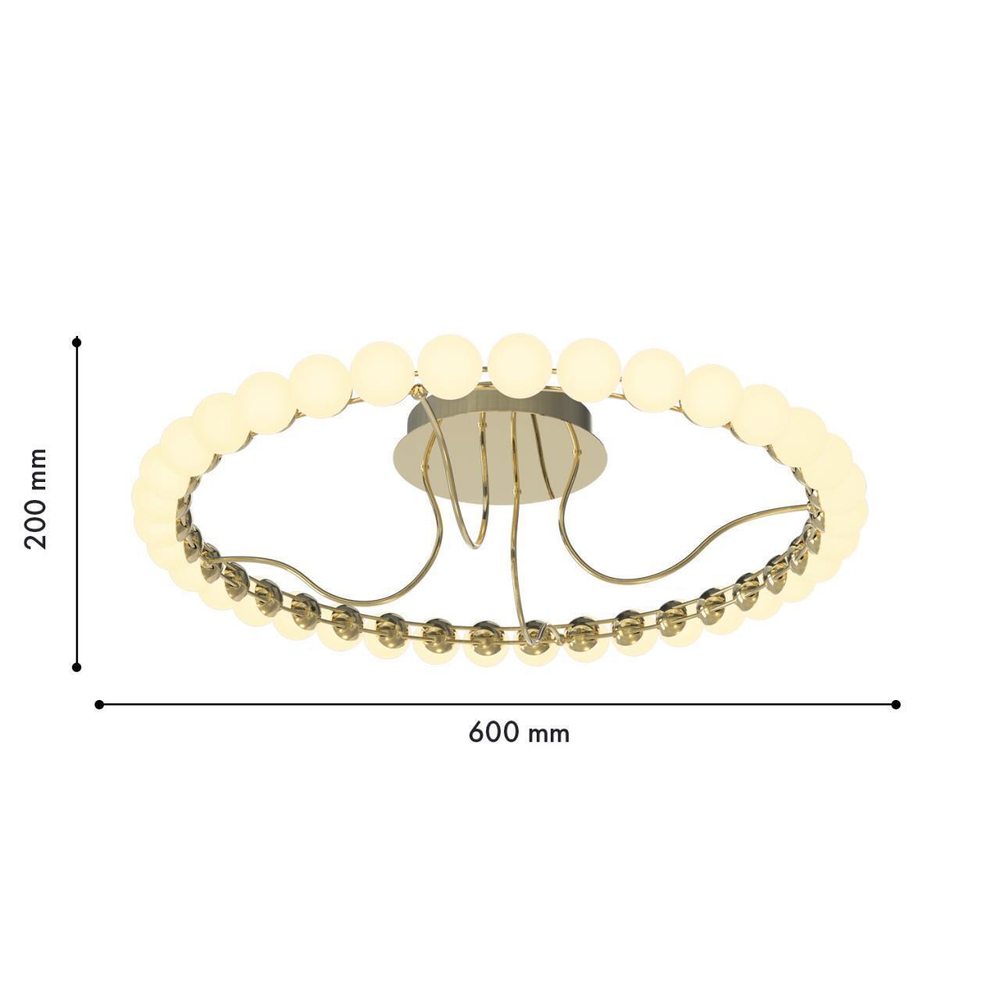 Потолочная светодиодная люстра Favourite Helmet 4590-6C