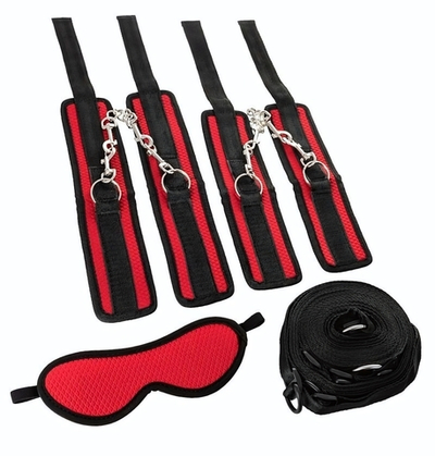 Красно-черный бондажный набор Anonymo