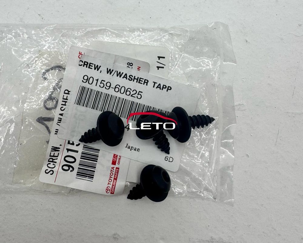 SCREW, W/WASHER TAPPING90159-60625 9015960625 SCREW, W/WASHER TAPPING90159-60625 9015960625