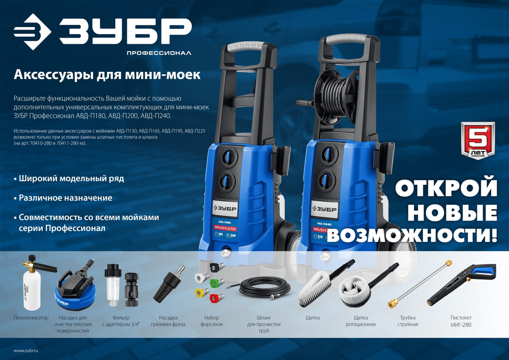 ЗУБР для пистолета МИГ-280, угловая насадка (70408-280)