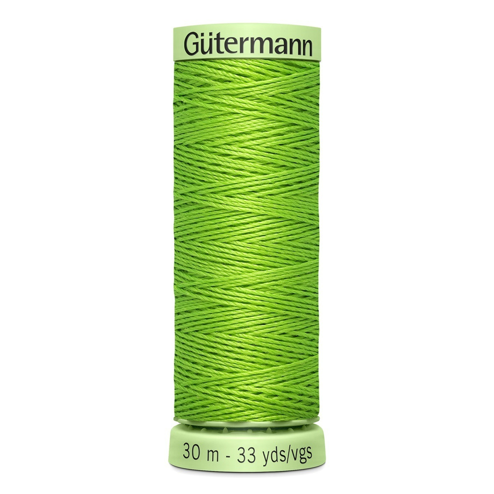 Нить Top Stitch 30/30 м для декоративной отстрочки, Gutermann, 336 лаймовый