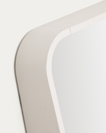 Зеркало Salaya в раме из бежевой ламинированной фанеры ясеня