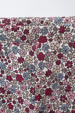 ZARA ЛЕГИНСЫ В РУБЧИК С ПРИНТОМ, РАЗНОЦВЕТНЫЙ