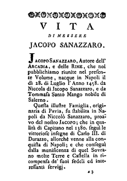 L'arcadia: Di Messer Jacopo Sanazzaro | Jacopo Sannazaro