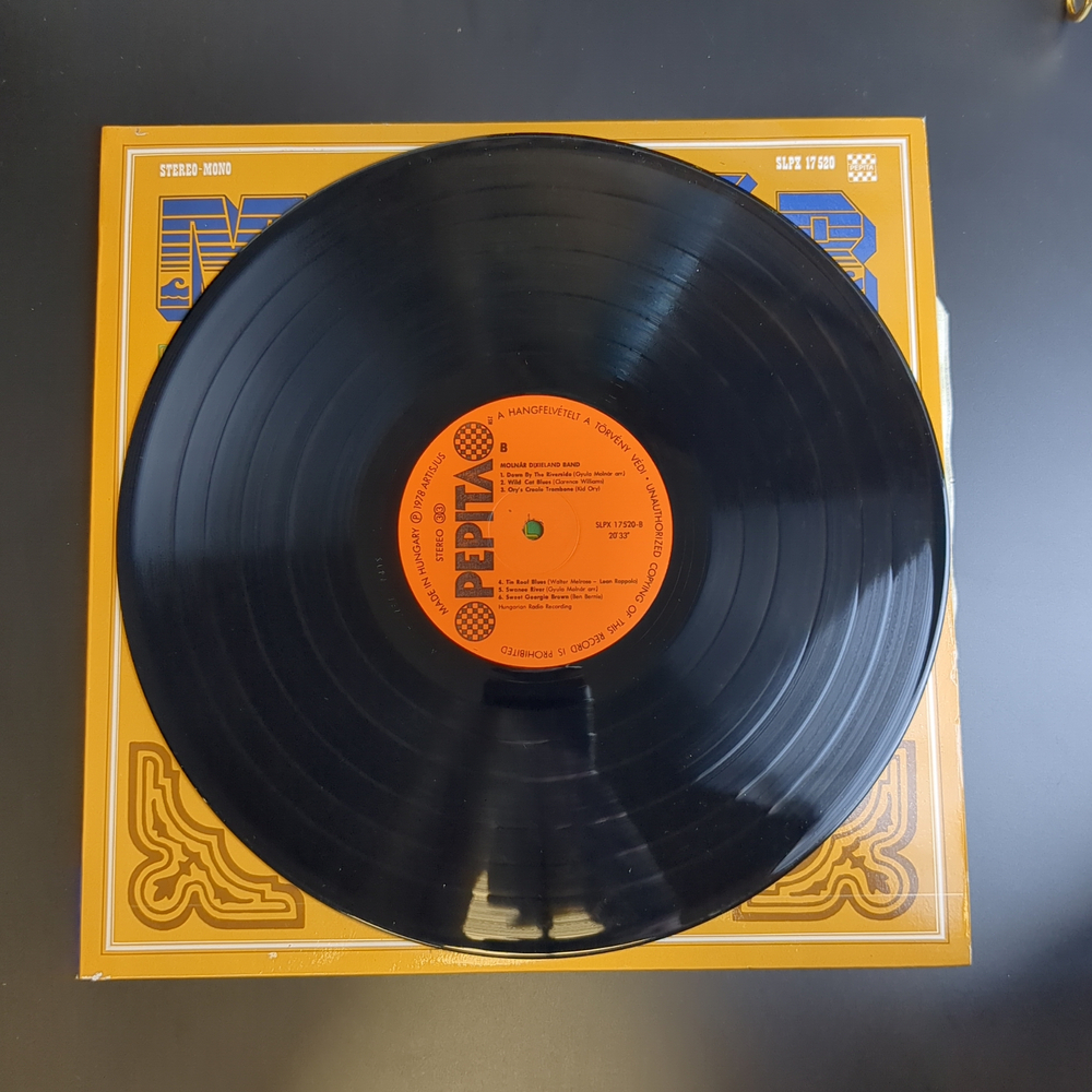 LP Molnar Dixieland Band. Джаз. Виниловая пластинка 12 дюймов. Венгрия 1978 год.