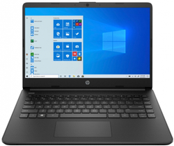 Ноутбук HP 14s-fq0023ur (2X0J3EA) 14"(1366x768)SVA/ Athlon Silver-3050U(2.3ГГц)/ 4Гб/ 256Gb SSD/ Radeon Graphics/ нет DVD/ Win10 / Черный