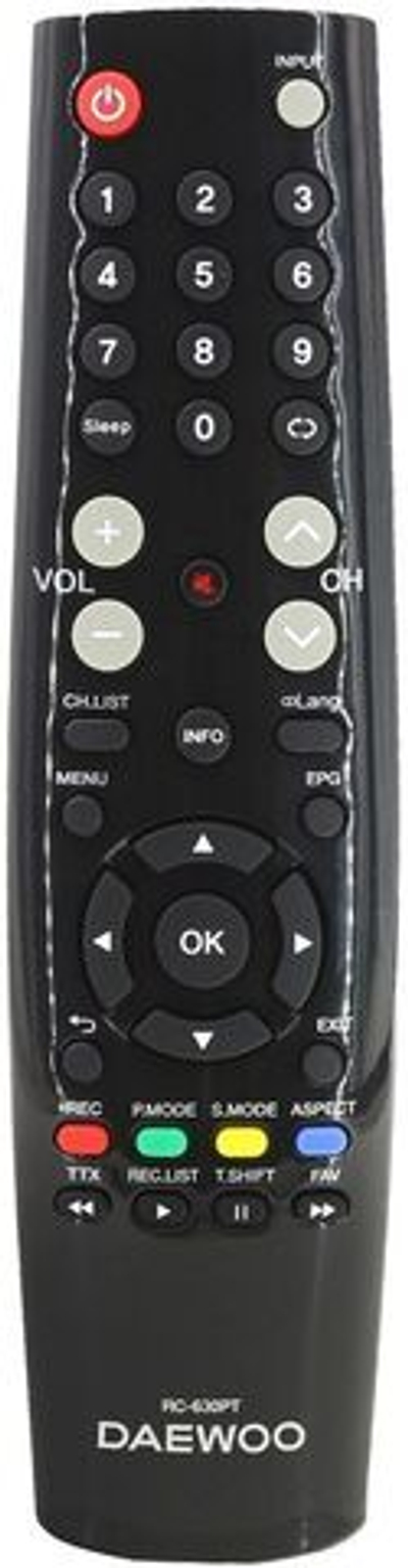 Пульт оригинальный RC-630PT для телевизора Daewoo