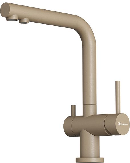 Смеситель Omoikiri Nagano-CA-P латунь/карамель